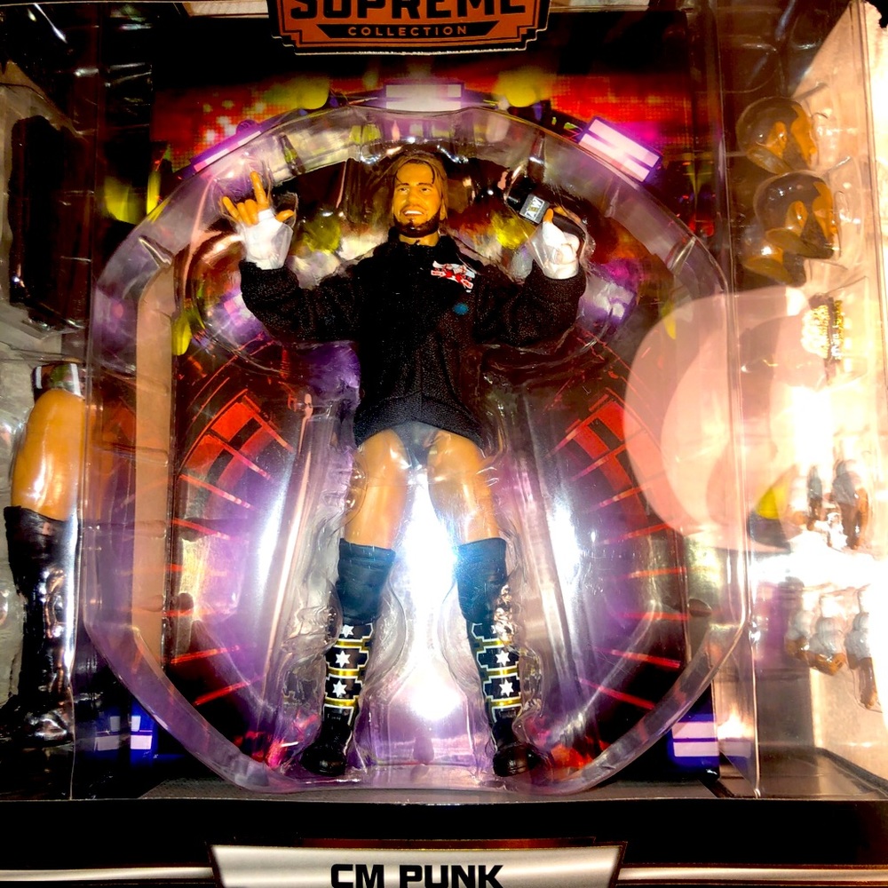 CM Punk WCW Walmart Exclusive!!!  Limited figure of this WWE mega star